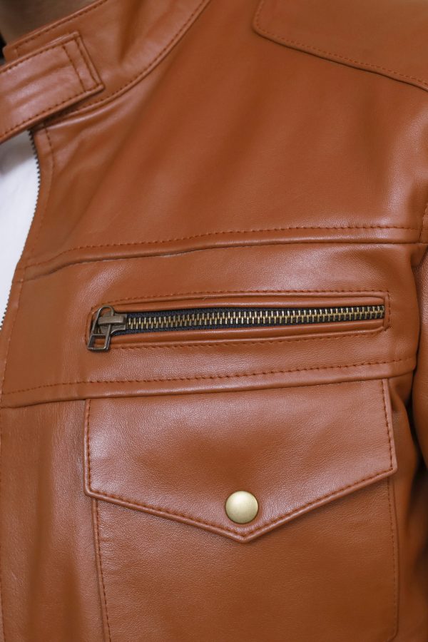 Austin Brown Leather Jacket