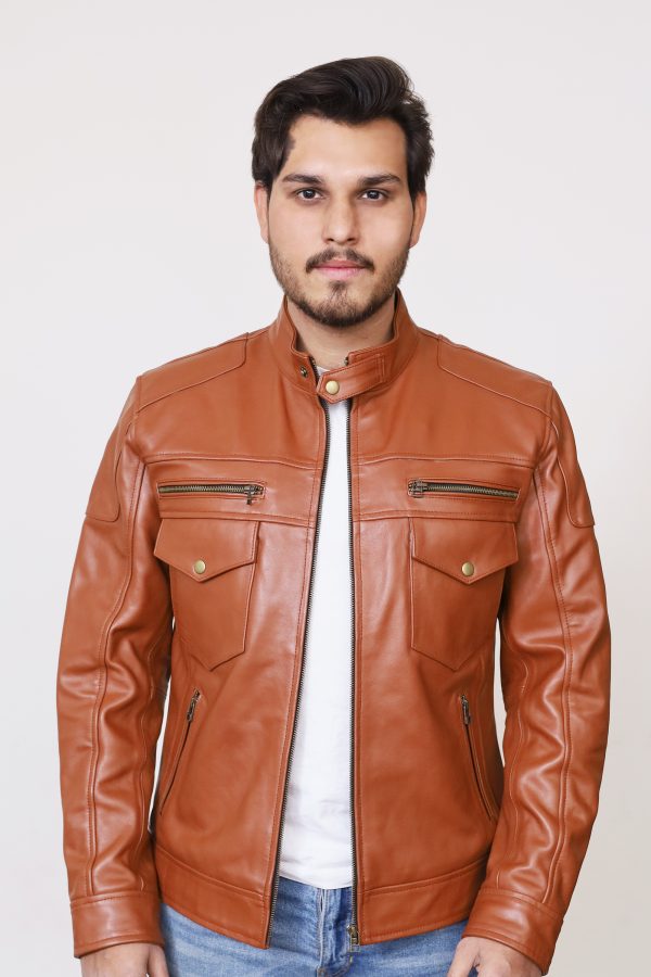 Austin Brown Leather Jacket