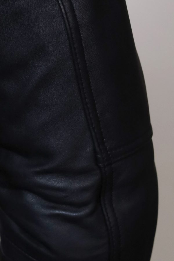 Fur Collar Coat Leather Jacket For Men's