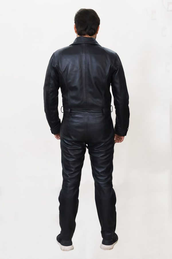 Formal Wear Real Sheepskin Leather Jumpsuit
