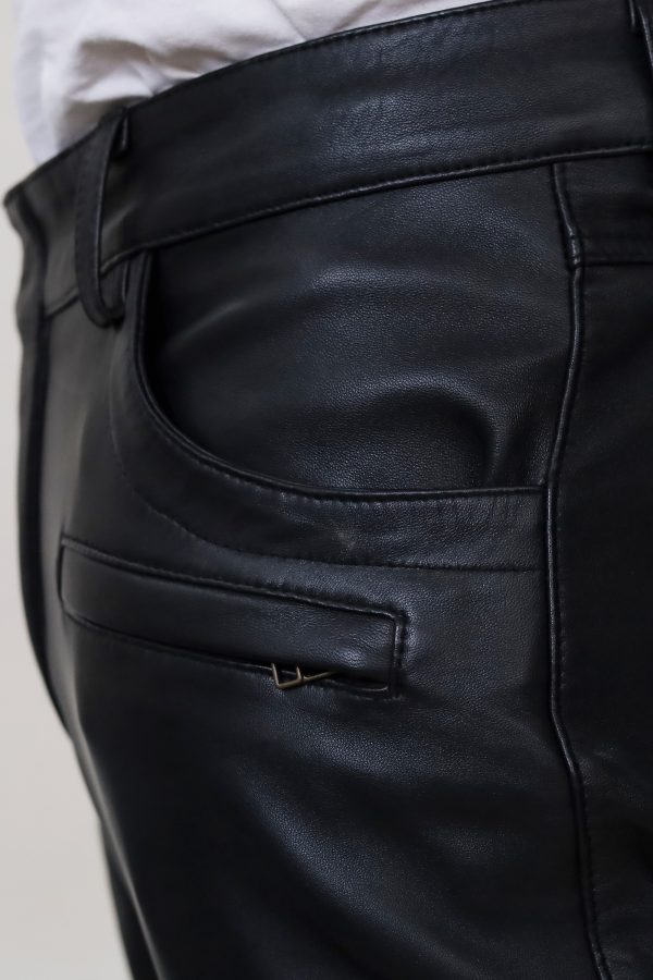 Men's Leather Knee Padded Pant